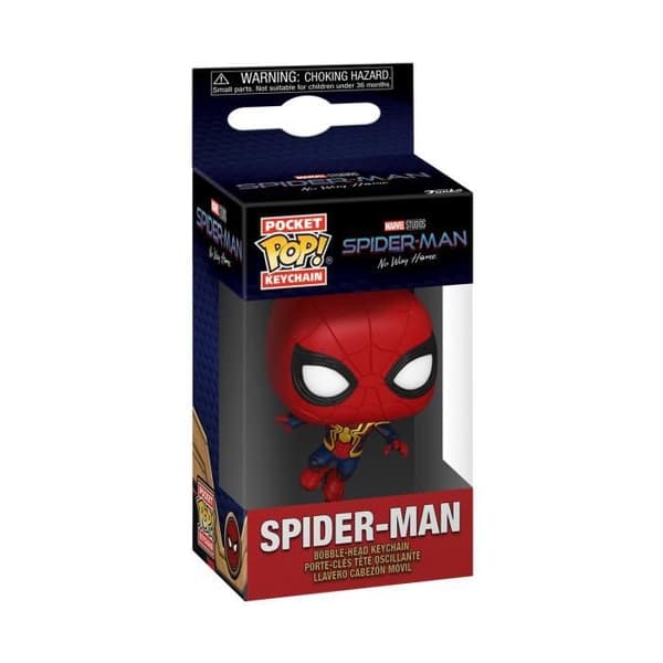 Funko Pocket Pop! Nyckelring: Spider-Man: No Way Home S3 - Leaping Spider-Man