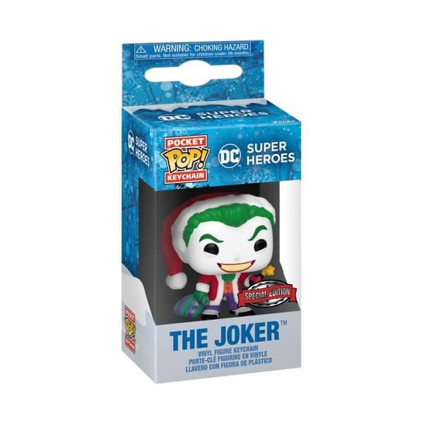 Funko Pocket Pop! Nyckelring: DC Holiday - Jokern