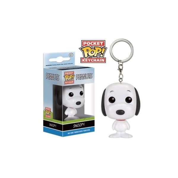 Nyckelring - FUNKO - Snoopy Pocket Pop - 4cm - Säljs i fönsterbox - Blande