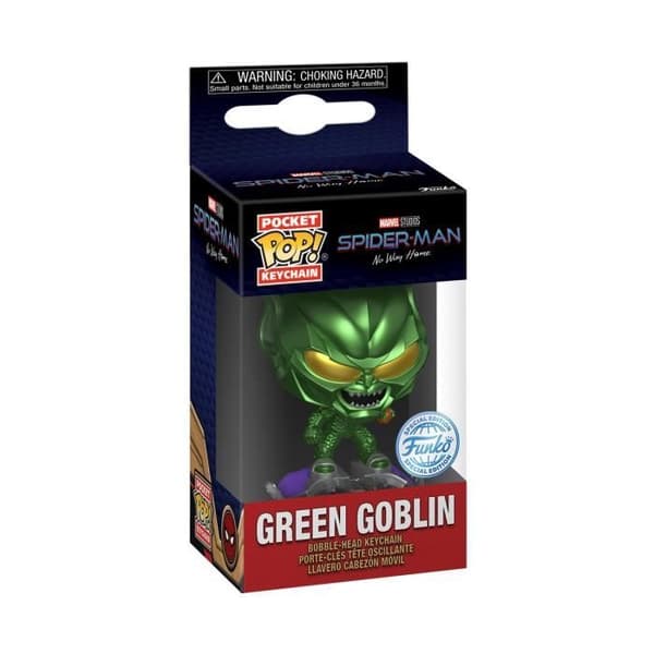 Green Goblin nyckelring figur Pop! Vinyl från Funko - Spider-Man: No Way Home S3