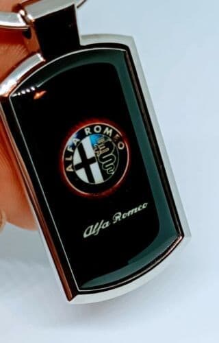 alfa romeo logo keyring.gift box