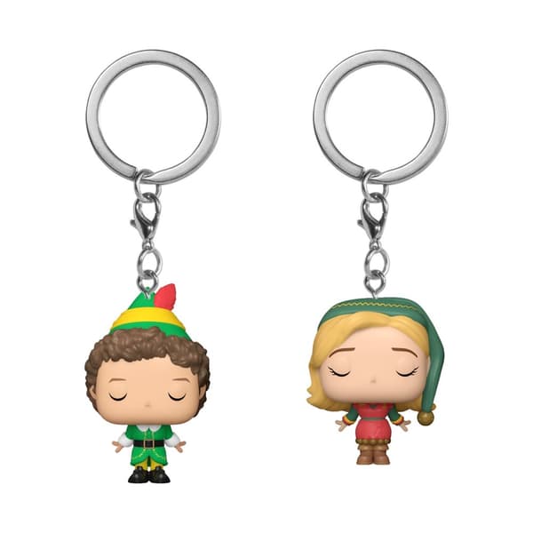 Funko Pocket Pop! Keychain 2-Pack: Elf - Buddy & Jovie