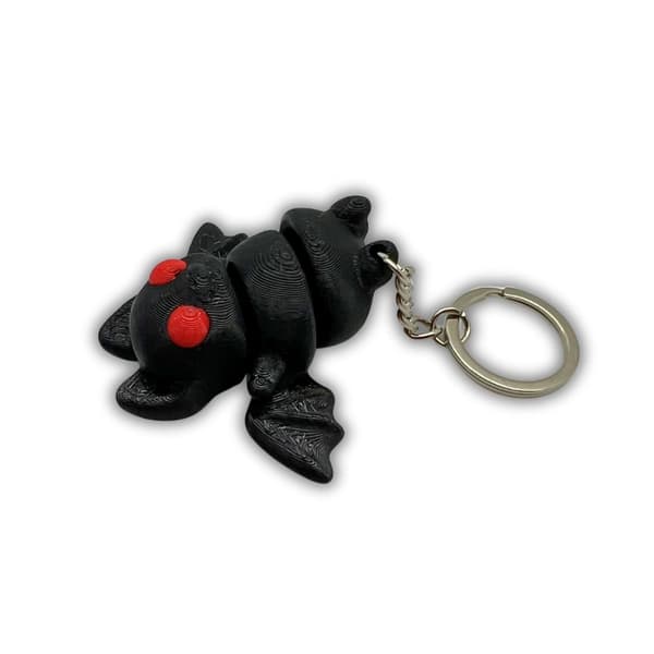 Søt Halloween Tiny Bat nøkkelringkjede