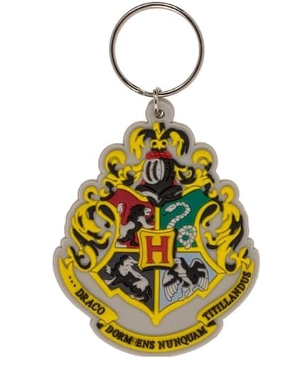 Nyckelring - Harry Potter / Hogwarts Vapensköld - Licensierad