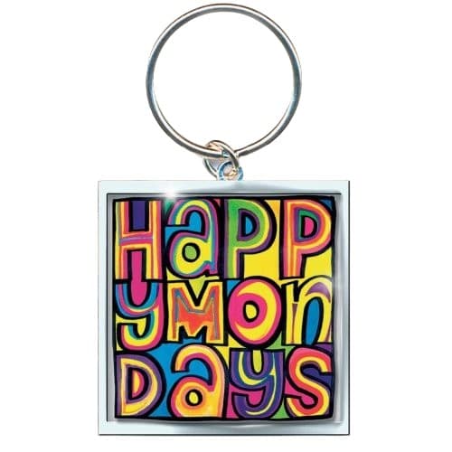Happy Mondays Dayglo Photo Print Logo Keyring Multicoloured One Size