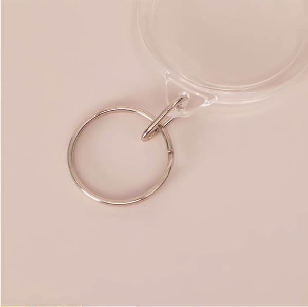 Genomskinliga Nyckelringar med Fotoram - 25 pack Transparent1 4 x 3,3 cm