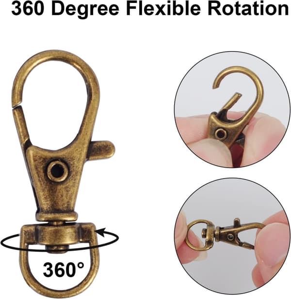 INF 120-pack metall nøkkelring