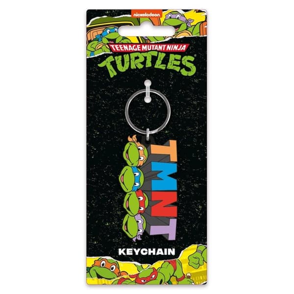 Teenage Mutant Ninja Turtles Classic Logo PVC Keyring Multicoloured One Size