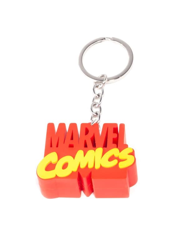 Marvel Comics - nyckelring med 3D-logotyp