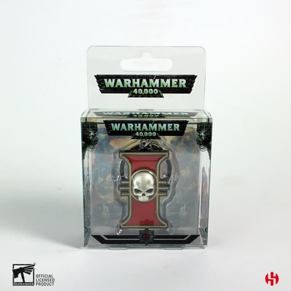 Warhammer 40K - Inquisition Emblem Nyckelring i metall