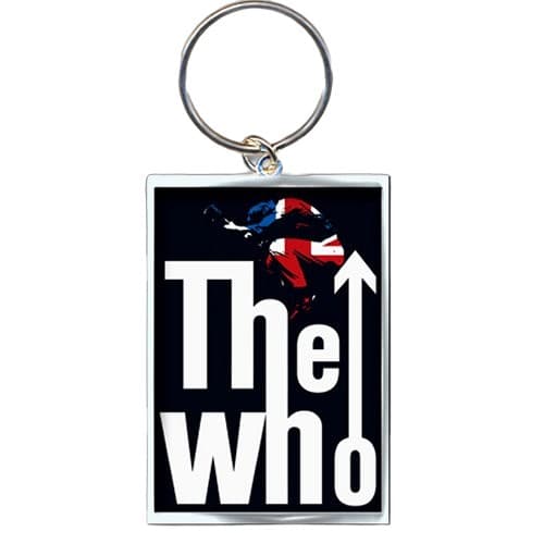 The Who Leap Logo Keyring White/Black/Red One Size