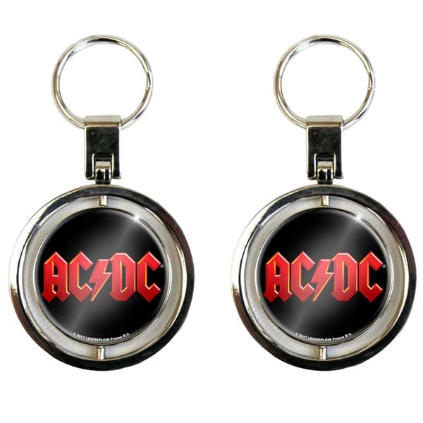 AC/DC Logo Spinner Keyring