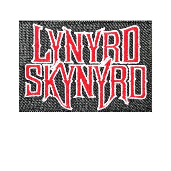 Lynyrd Skynyrd Dubbelsidig nyckelring med patchad logotyp
