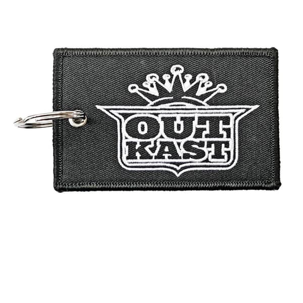 Outkast Nyckelring med Imperial Crown-logotyp Dark Grey/White One Size