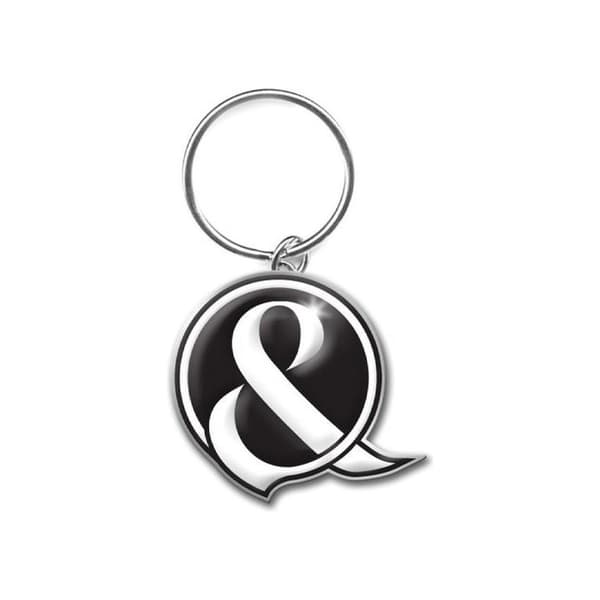 Of Mice And Men Ampersand nyckelring i emalj Black/Silver One Size