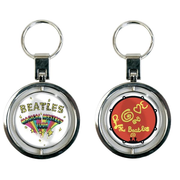 The Beatles Magical Mystery Tour Spinner Keyring Multicoloured One Size