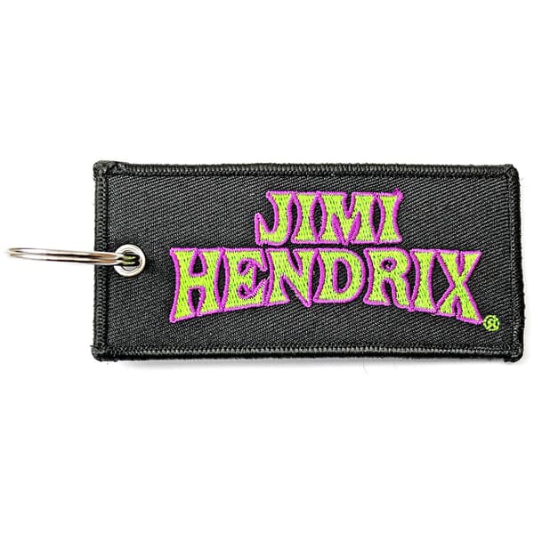 Jimi Hendrix Nyckelring med Arch-logotyp Black/Green/Pink One Size