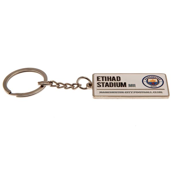 Manchester City FC Street Sign Keyring