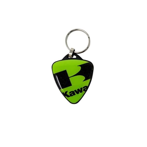 Kawasaki Shield Motorcykel Nyckelring, grön och svart