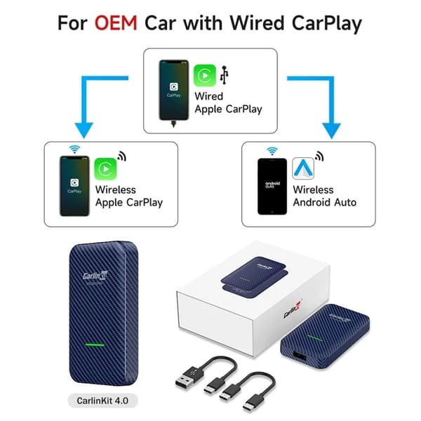 Langaton CarPlay, Android Auto, Audi, Aito takuu