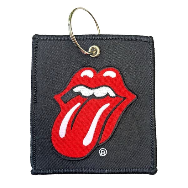 The Rolling Stones Nyckelring med klassisk tunga Grey/Red One Size