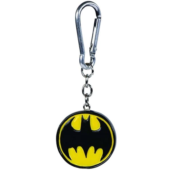 Batman Nyckelring med karbinhake och 3D-logotyp Yellow/Black One Size