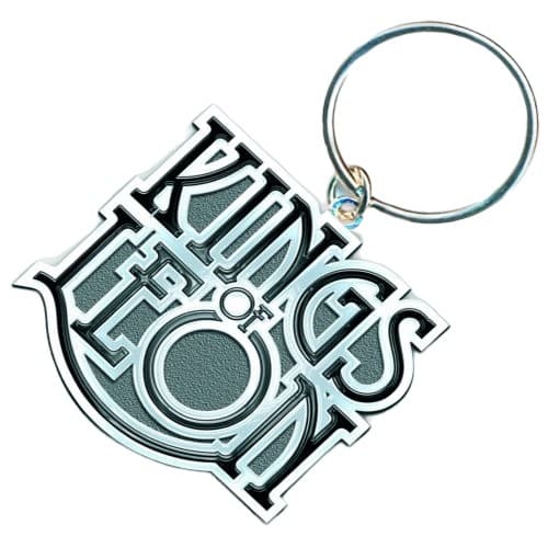 Kings Of Leon Nyckelring med logotyp i emalj Black/Grey One Size