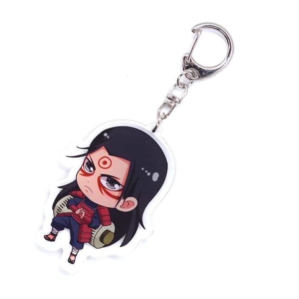 Nyckelring Naruto - Senju Hashirama - Storlek: 64x43mm - Perfekta festdekorationer - Transparent material
