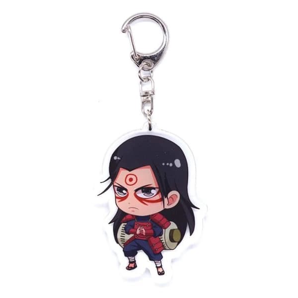Nyckelring Naruto - Senju Hashirama - Storlek: 64x43mm - Perfekta festdekorationer - Transparent material