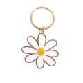 Miniatyrbilde 1 av 2: Something Different Spring Time Daisy Enamel Keyring