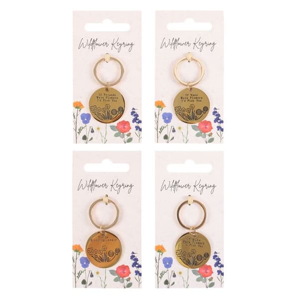 Something Different Nyckelring med vilda blommor (24-pack)