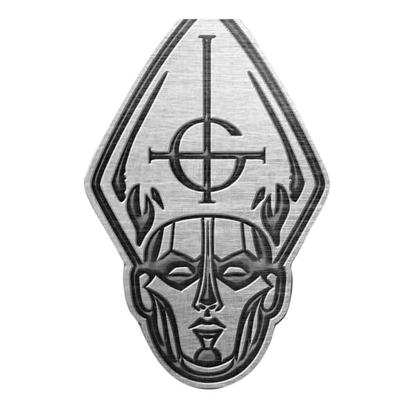 Ghost Papa Head Die Cast Keyring