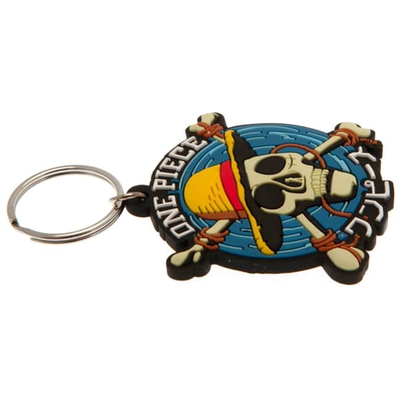 One Piece Straw Hat Crew PVC Keyring