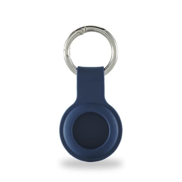 ''FANTASTISK KÄNSLING'' NYCKELRING FÖR APPLE AIRTAG, SILIKONE LOOK, BLÅ H