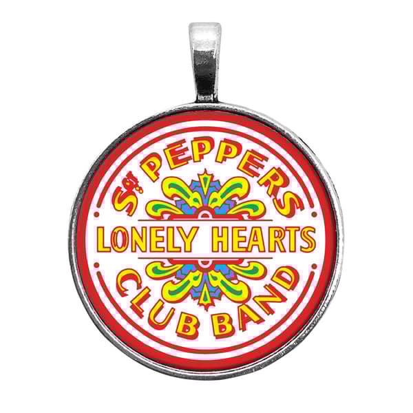 The Beatles Sgt Pepper Enamelled Keyring