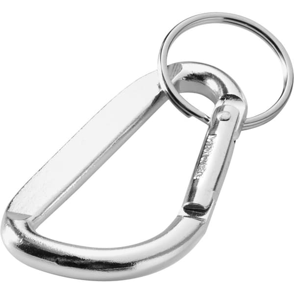 Nyckelring med karbinhake i återvunnet aluminium från Timor