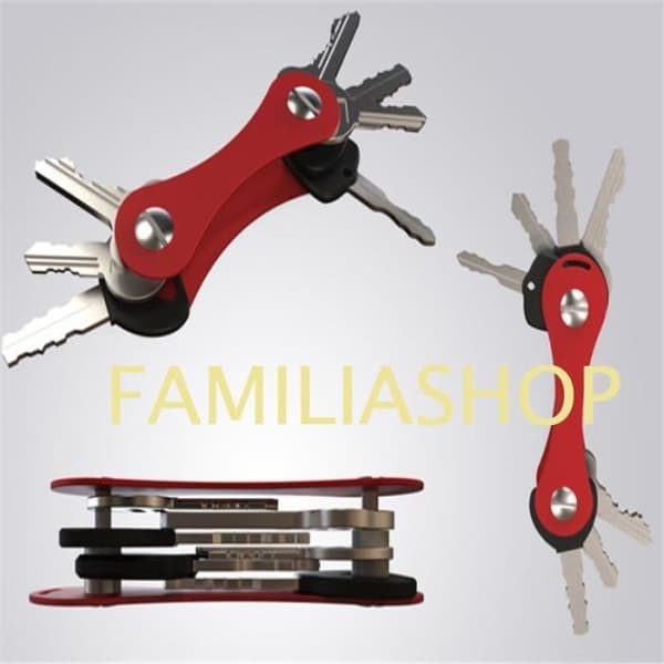 Smart nyckelhållare Röd aluminiumnyckel Smart Style Organizer