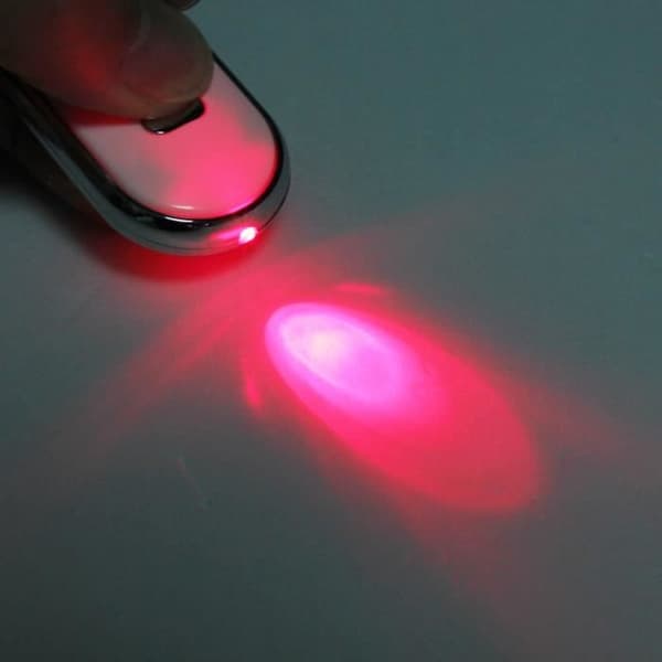 Whistle Key Ring - Ej specificerat - Röd - Integrerad LED - Anti-loss - Praktiskt och roligt
