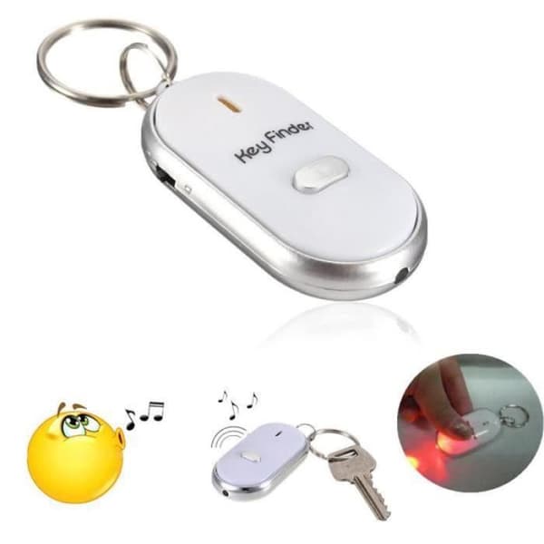 WS10246-LED-nyckelring Whistler Locator Trådlös nyckelsökare Anti-förlorad LED-ficka