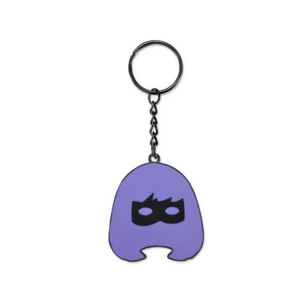 Kick-Ass Mask Metal Hit-Girl Keyring (Pack of 2) Purple/Black One Size