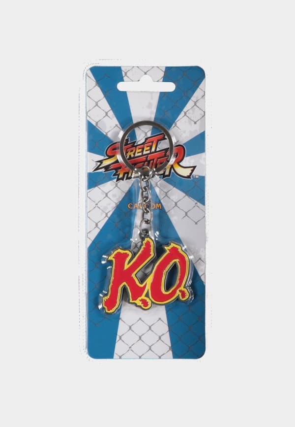 Street Fighter - KO Metal Keychain
