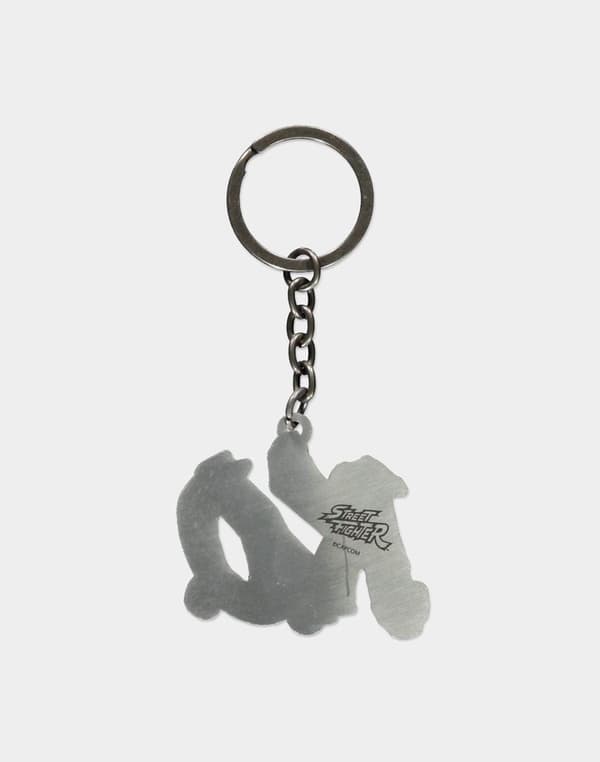 Street Fighter - KO Metal Keychain