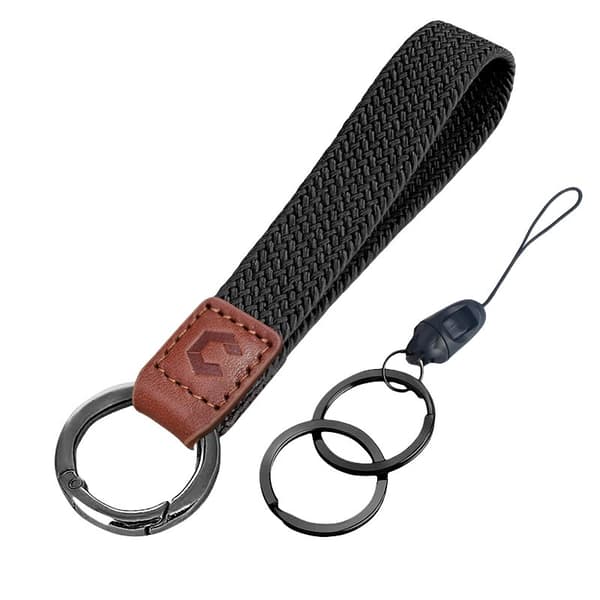 Flätad armbandsnyckelring