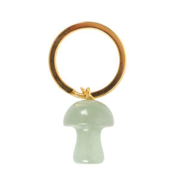 Something Different Svamp Aventurin Nyckelring Green One Size