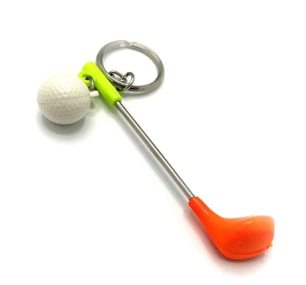 Nyckelring med golf