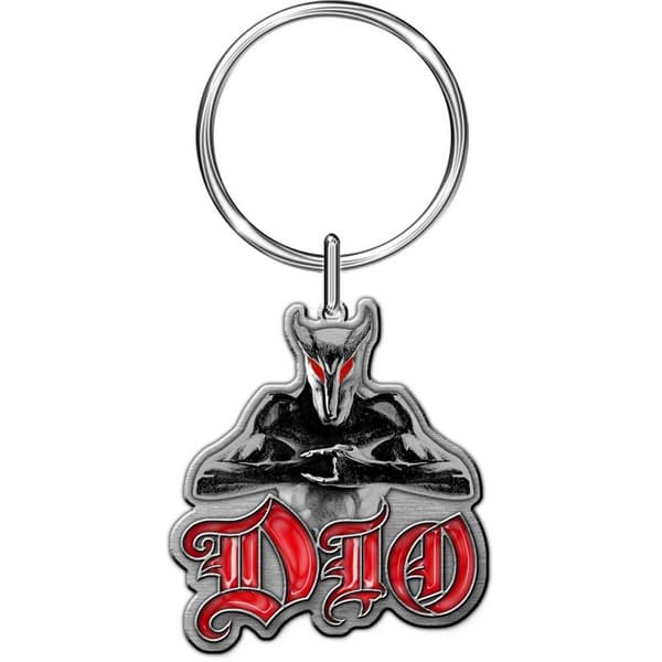 Dio Murray Logo Nyckelring Silver/Black/Red One Size