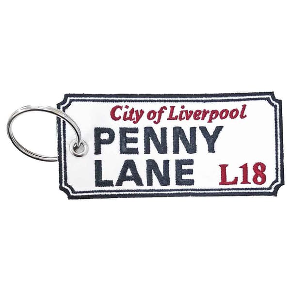 Penny Lane Liverpool Road Sign Keyring One Size