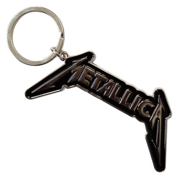 Metallica Band Logo Keyring Keychain One Size