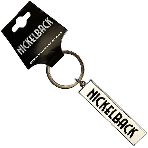 Nickelback Logo Keyring Black/White One Size