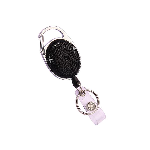 INF Crystal Rhinestone nøkkelring med uttrekkbar design